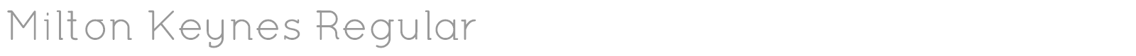 Milton Keynes Regular font preview